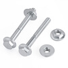 Jinggong truss special screws row frame quilting frame honing frame big cap flange screw nut m8 chassis 14 aircraft frame bolt M8*65 screw set (100 sets) discount