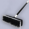 Deqi hard bristle floor brush, tile scrubbing brush, bathroom brush, long handle retractable floor brush cleaning tool, 26cm floor scrubbing brush