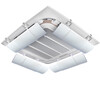 Kezitu customized air conditioner windshield air outlet anti-direct blow ceiling air conditioner windshield ceiling machine retractable wind deflector telescopic type purification type length telescopic 59-90cm