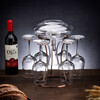 Goblet rack, decanter, wine glass all-in-one rack, red wine glass set, home red wine rack, ornaments, hanging upside down, creative personality, YAH wine glass, decanter, all-in-one rack + crystal 350m