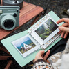 Fuji (FUJIFILM) instax wide400 instant wide format camera photo paper one-click shooting point-and-shoot camera best friend travel holiday birthday gift wide400 wilderness green official standard package including camera standard + wilderness totem accessory box (including 20 photos)