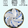 LZJV Jingdezhen oil-free ceramic tableware, high-value Chinese-style high-temperature blue and white porcelain household bone china noodle bowl and plate set 4.5-inch rice bowl 10 pieces