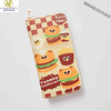 Kuqi Kangaroo (KUQIDAISHU) Italian craft ladies student long zipper cartoon cute wallet multi-card slot coin purse large capacity mobile phone long wallet open burger