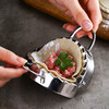 Chuangjingyixuan 304 stainless steel dumpling household new pressure dumpling wrapper dumpling mold pinch flower set 7.5CM dumpling maker 304 stainless steel food