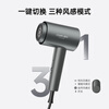 CONFU 200 million negative ion protection hair dryer folding household portable high wind speed high power state-subsidized dormitory hair dryer 1600W KF-3153 gray