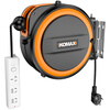 Komax air drum automatic telescopic recycling hose reel electric drum auto repair beauty car wash pneumatic tool 1.5 square meters * 10 meters