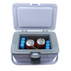 Insulated box mini refrigerator medical transport 2.6L breast milk low temperature preservation 2-8 biological preparations transfer box 2.6L white with temperature display + 3 ice bags 1 ice row