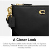 COACH Wallet Girls New Year Birthday Gift Card Bag Wrist Bag Storage Mobile Phone Clutch Long Luxury Bag Black Black One Size