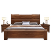 Youkaji walnut Chinese solid wood bed 1.8mx2m master bedroom double bed storage bed 1922 1.8m frame