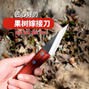 Jingyouyu German grafting special knife, fruit tree grafting knife, grafting tree pruning knife, fruit tree bud grafting artifact, sharp steel sharp tool 804-front steel grafting knife, single blade