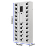 Huayu Huiyang 25-door system mobile phone cabinet shift cabinet intelligent dual authentication time management charging cabinet face recognition + fingerprint infrared presence detection model HY-HSJG24
