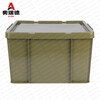 Orred Storage Box Transportation Turnover Box Solid Color Thickened Organizing Box Storage Box Xinjun Green 44*33*25cm