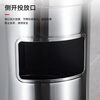 Hotel ashtray lobby stainless steel smoking room trash can vertical peel box integrated public office office round galaxy sanding 25*63