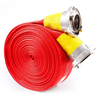 Fire hose 13-65-20/25 red polyurethane rubber lined high pressure wear-resistant thickened 2.5/3 inch water pipe DN50 13-50-25 red hose with inner buckle interface 2 inches