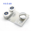 Aluminum alloy shower room hanging wheel glass sliding door side hanging hanging wheel bathroom door accessories hardware flat track pulley each