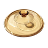 Corning original pot lid crystal color pot lid crystal diamond crystal dazzling glass pot lid brown transparent visions 1.25L inch 1 inch