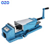 OZOozo built-in hydraulic vise double force supercharged CNC machining center precision hydraulic flat jaw vise milling and grinding machine heavy-duty precision 5-inch built-in hydraulic vise 240