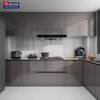 LNGA LANDGRE304 stainless steel kitchen cabinets and stove integrated cabinet with sink stainless steel solid countertop home whole house customization payment
