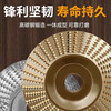 Angle grinder polishing disc woodworking disc thorn disc wood polishing disc wood polishing wheel artifact grinding disc tool 100 type flat gold