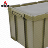 Orred Storage Box Transportation Turnover Box Solid Color Thickened Organizing Box Storage Box Xinjun Green 44*33*25cm