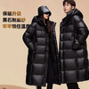 YAYA GOOSE series 90 goose down couple down jacket thickened warm long hooded down jacket for men