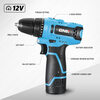DNA MOTORING 12V 1300mAh lithium battery cordless drill power tool set