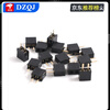 Single row double row female seat 2.0mm pin header socket female header 1*2P3P4P5P6P8P10P16P20P40P black single row 2.0mm 9p (10 pieces)