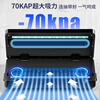 Jia Bangshou Vacuum Sealing Machine Fully Automatic Vacuum Packaging Machine Home Commercial Large Suction Wet and Dry Food Preservation Food Plastic Sealing Machine 70KPA With Cutter + 10 Bags 20*25cm 32cm