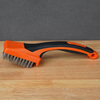 Tactix wire brush stainless steel wire brush industrial iron brush long handle rust removal cleaning brush kitchen barbecue household 315013
