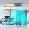 Luyuan (LVYUAN) kitchen air conditioner special single cooling dehumidification cool lighting anti-oil fume ceiling embedded household ceiling hidden all-in-one machine T8/300*600 purification direct blowing air small 1 piece set self-cleaning series-2200W station type-1 hole T8 series