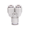 AirTac air pipe quick-in connector Y-type tee reducing diameter APW6-4/8-6/10-8/12-10 APW12-10