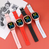 New fashionable color display sports luminous LED electronic watch marine with LED buttons student electronic watch black