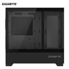 Quasi-new product GIGABYTE C201G panoramic upper and lower compartment chassis, blackened tempered glass side transparent, compatible with top 360/side 240 water cooling, quick-release dust filter, black M-ATX