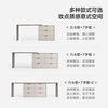 Shujing all solid wood dressing table bedroom cupboard integrated table new dressing cabinet small apartment dressing table stool study table length 80cm dressing cabinet + dressing table