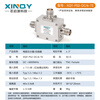 XINQY Xinqiyuan SMA/N/TNC resistor one-to-two power splitter 0-6G clock line power divider combiner low frequency short wave 0-6GHz, TNC female
