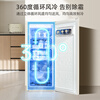 Meiling (MEILNG) 121L vertical freezer retro white household deep cooling quick-freezing base small freezer first-class air-cooled frost-free freezing BD-121WECX cream 121L