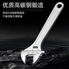 No. 1 factory adjustable wrench 8-inch tool set universal live spanner large opening multi-functional bathroom adjustable wrench light handle