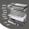 GUYN Mirror Electric Griddle Commercial Teppanyaki Teppanyaki Squid Grilled Cold Noodles Fried Rice Hamburger Fried Steak Hand Pancake Machine EG-900 (Three Temperature + Fine Iron Plate Thickness 16mm)