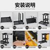 Wen Yijia Chaoyun cleaning cart multi-functional trolley cleaning cart hotel linen cart hotel room service cart tools Chaobao brand uncovered D-10A thickened version