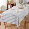 Yexiang disposable tablecloth round table plastic tablecloth printed tablecloth thickened party home tablecloth hotel tablecloth red and white checkered tablecloth 120*180cm 10 sheets