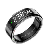 Vegeta 2025 new smart ring multi-function heart rate blood oxygen sleep health monitoring multi-sport mode recording step counting running smart ring rose gold heart rate blood oxygen/remote photography, etc. 10# inner diameter 20mm circumference 62.8mm