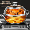 DEATKN German 316 stainless steel steamer thickened large capacity large household steaming and stewing steamer single layer multi-layer steaming pot 28cm single layer steamer 28cm 45CM