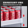 Snowflake large-capacity beverage cabinet commercial freezer direct refrigeration display cabinet wine cabinet pure air-cooled frost-free fresh-keeping cabinet supermarket glass door refrigerator vertical beer cabinet large double door丨energy-saving and efficient copper tube丨direct cooling 2026 new upgrade丨360 cycle rapid cooling