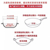 SUPOR is suitable for Supor stainless steel pot lids, household wok lids 32cm and 34cm wok lids, universal transparent pots, suitable for pots with an inner diameter of 28-29.5cm, 30cm