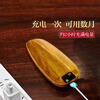 KTRUE exquisite solid wood electronic tea weighing tea set electronic scale tea weighing device tea lotus tea spoon tea ceremony accessories weighing tea solid wood golden nanmu 200g0.1g free tea knife set