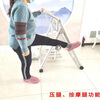 Folding indoor and outdoor walking machine, treadmill, home twisting massage fitness equipment for the elderly, light gray