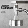 Andatong three-way joint stainless steel flexible angle valve one in two out three-way water distributor 4-point faucet adapter
