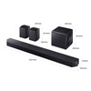 Samsung Q990F sound bar sound bar 11.1.4 channel flagship home theater TV speaker DTS X/Dolby Atmos HW-Q990F/XZ