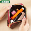 Ye Yuyunluo Valentine's Day handbag clutch bag Japanese and Korean fashion versatile casual mobile phone bag women's coin purse simple long wallet/burgundy new affordable anti-degaussing