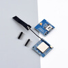 Hezhou Air780E 4G pass module ultra-small 4G module IoT serial communication data transparent transmission DTU Hezhou Air780E ultra-small Internet module with antenna